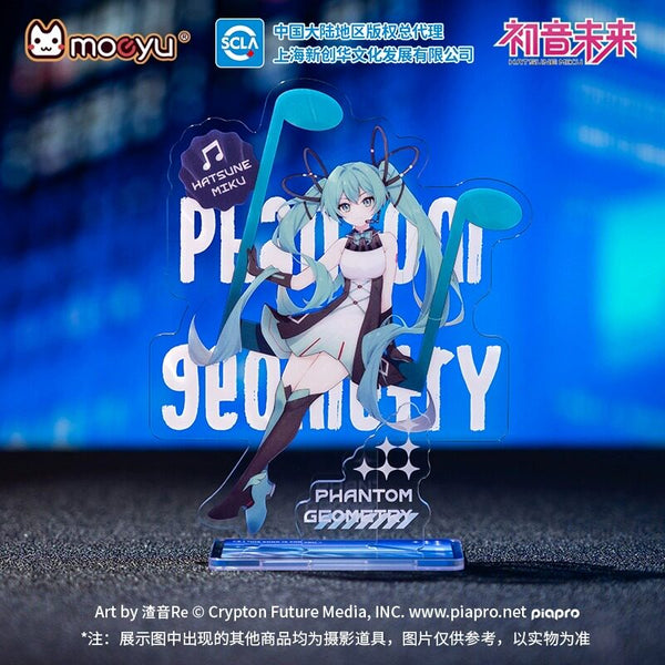 Hatsune Miku Phantom Geometry Acrylic Stand Figure – Cyberpunk Series Display