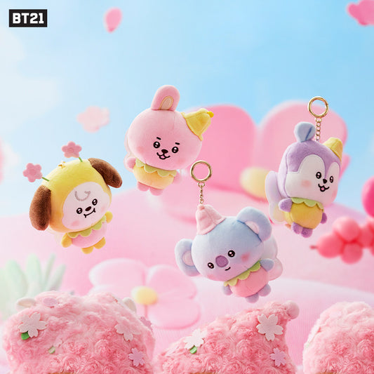 BT21 Fairy Plush Keyring Charm – Official BT21 Character Plush Pendant