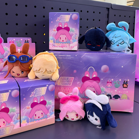 Alien Stage Bunny Dango Head Plush Keychain Blind Box AET Official