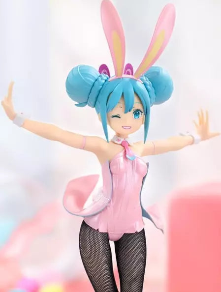 FuRyu Hatsune Miku BiCute Bunnies Figure - Hatsune Miku Wink Pearl Pink Ver.