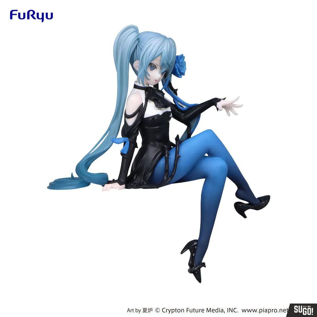 FuRyu Hatsune Miku Noodle Stopper Figure Flower Fairy Blue Rose