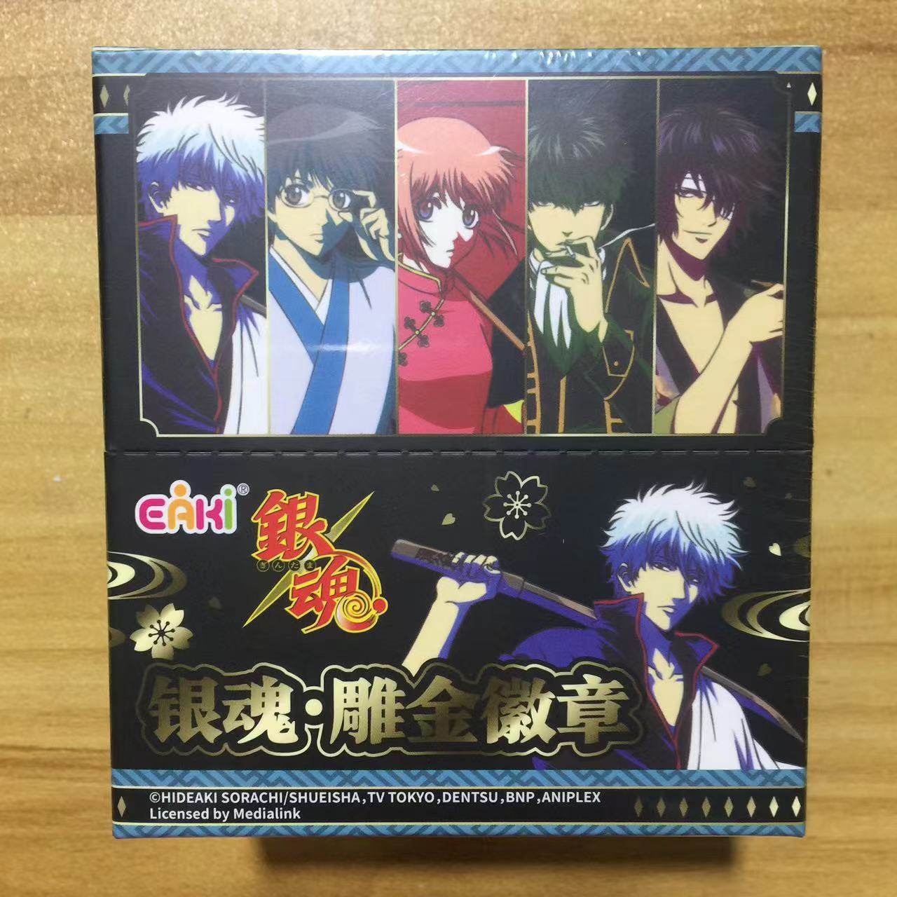 EAKI Gintama Gilded Embossed Tin Badge Blind Box Can Badge(2.2")