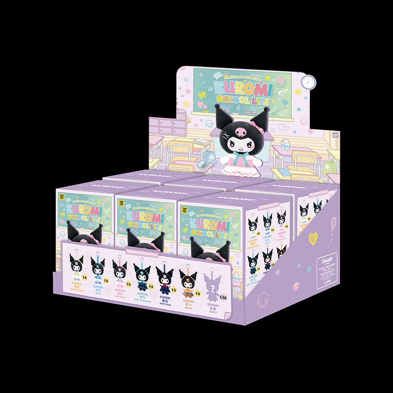 TOP TOY KUROMI School Life Vinyl Plush Keychain Gift Blind Box