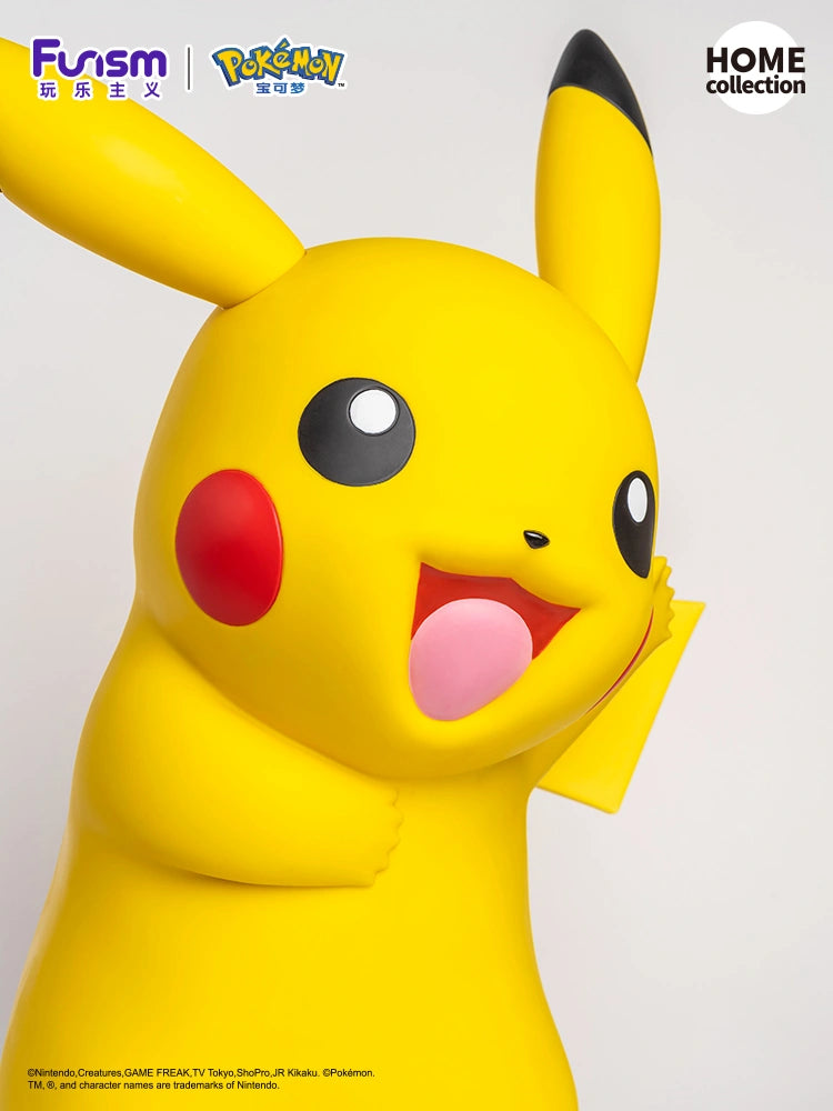 FUNISM Pokémon - Giant Pikachu Soft Vinyl Figure - 19.7 inches Life-Size Model