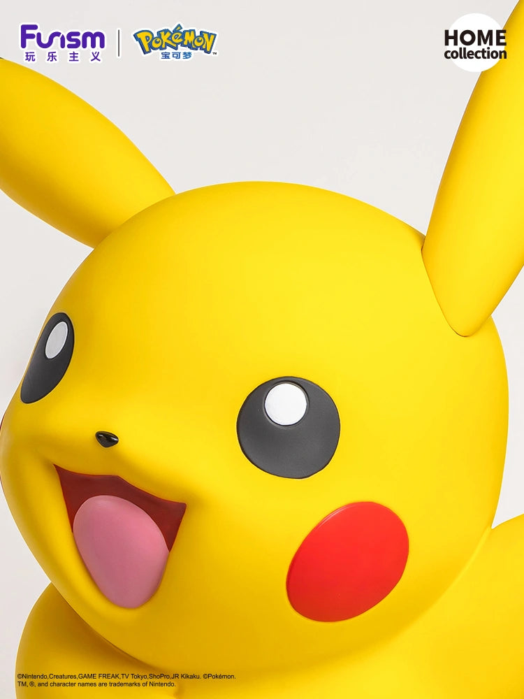 FUNISM Pokémon - Giant Pikachu Soft Vinyl Figure - 19.7 inches Life-Size Model