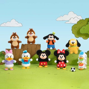 POP MART Mickey Family Cute Together Keychain Series Figures NEW