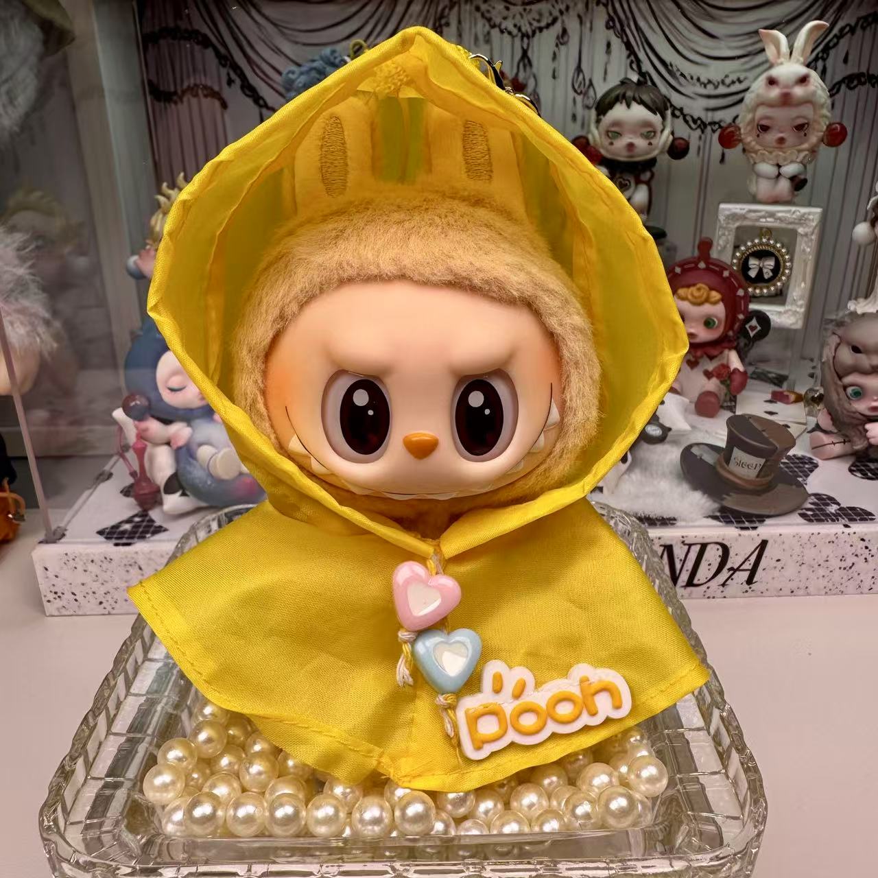 FREE DOLL+POP MART LABUBU Outfit The Monsters Plush Doll Replacing Clothes Set