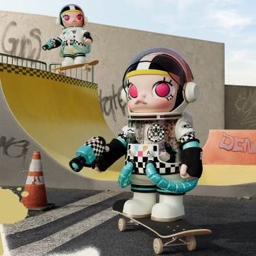 POP MART MEGA SPACE MOLLY 400% Vans Edition Figure – US Seller | Authentic