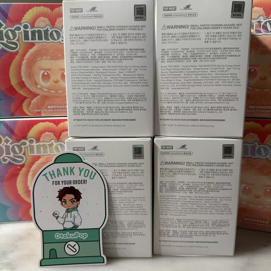 100% Authentic POP MART Labubu Big into Energy Blind Box US Ship