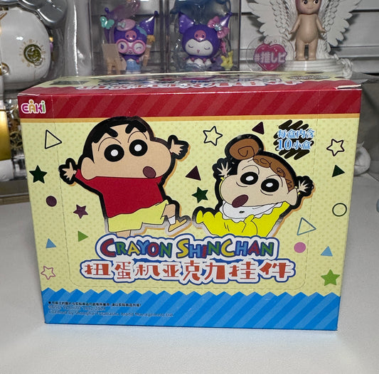 Crayon Shin-chan Gachapon Acrylic Keychain Blind Box 12 Styles + 2 Chase | US Seller