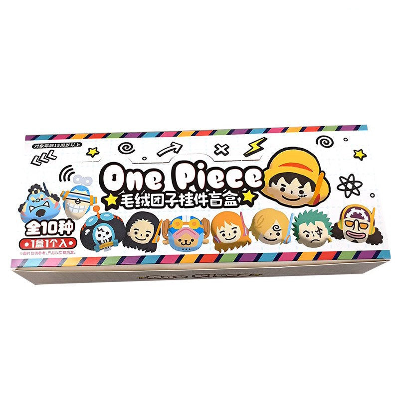 ONE PIECE Dango Plush Keychain Blind Box 3.15in Official Toei