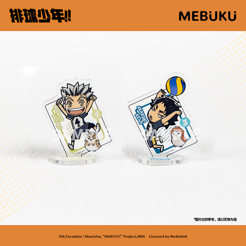Haikyuu!! MEBUKU Chibi Card Stand Blind Bag Acrylic Card (10Designs) Random