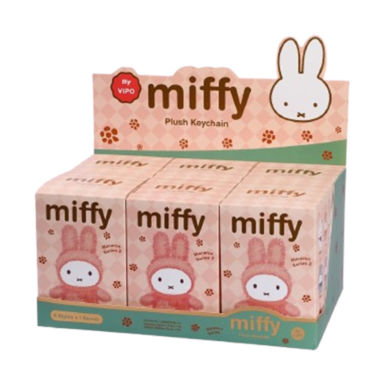 VIPO x Miffy Dopamine Plush Keychain Blind Box 5.7in Licensed US Seller