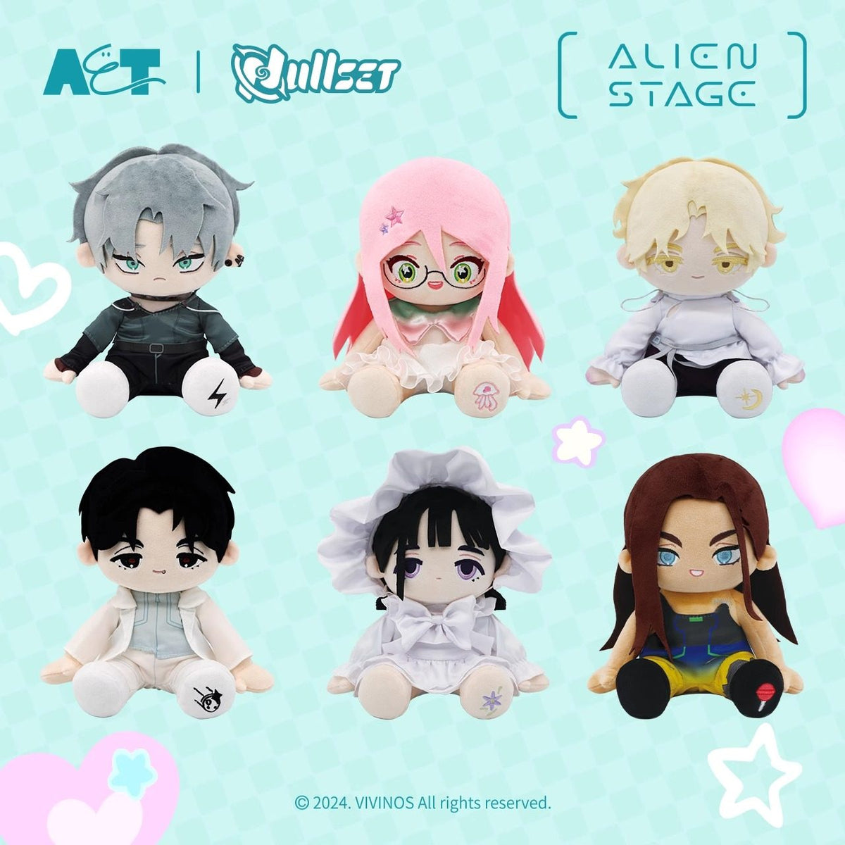Alien Stage NULLSET Sitting Plush Doll — 8.1 in — product overview