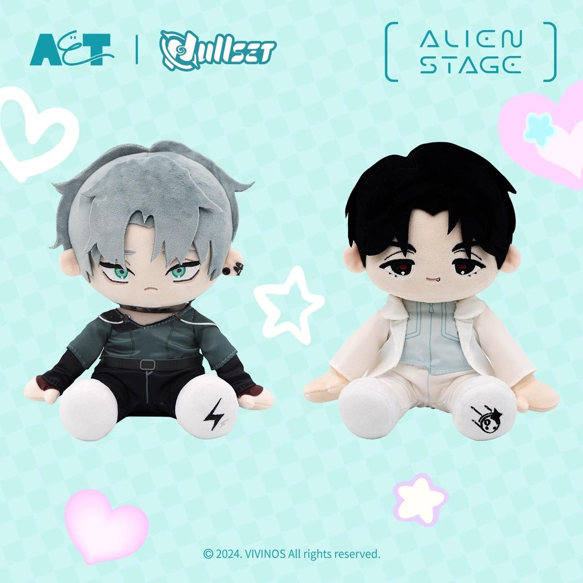 Alien Stage NULLSET Sitting Plush Doll — 8.1 in