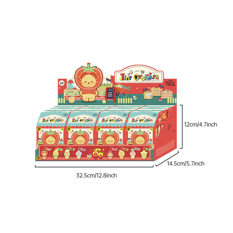 TOP TOY Disney Winnie the Pooh Tiny Orchard Fruit Keychain Series Blind Box