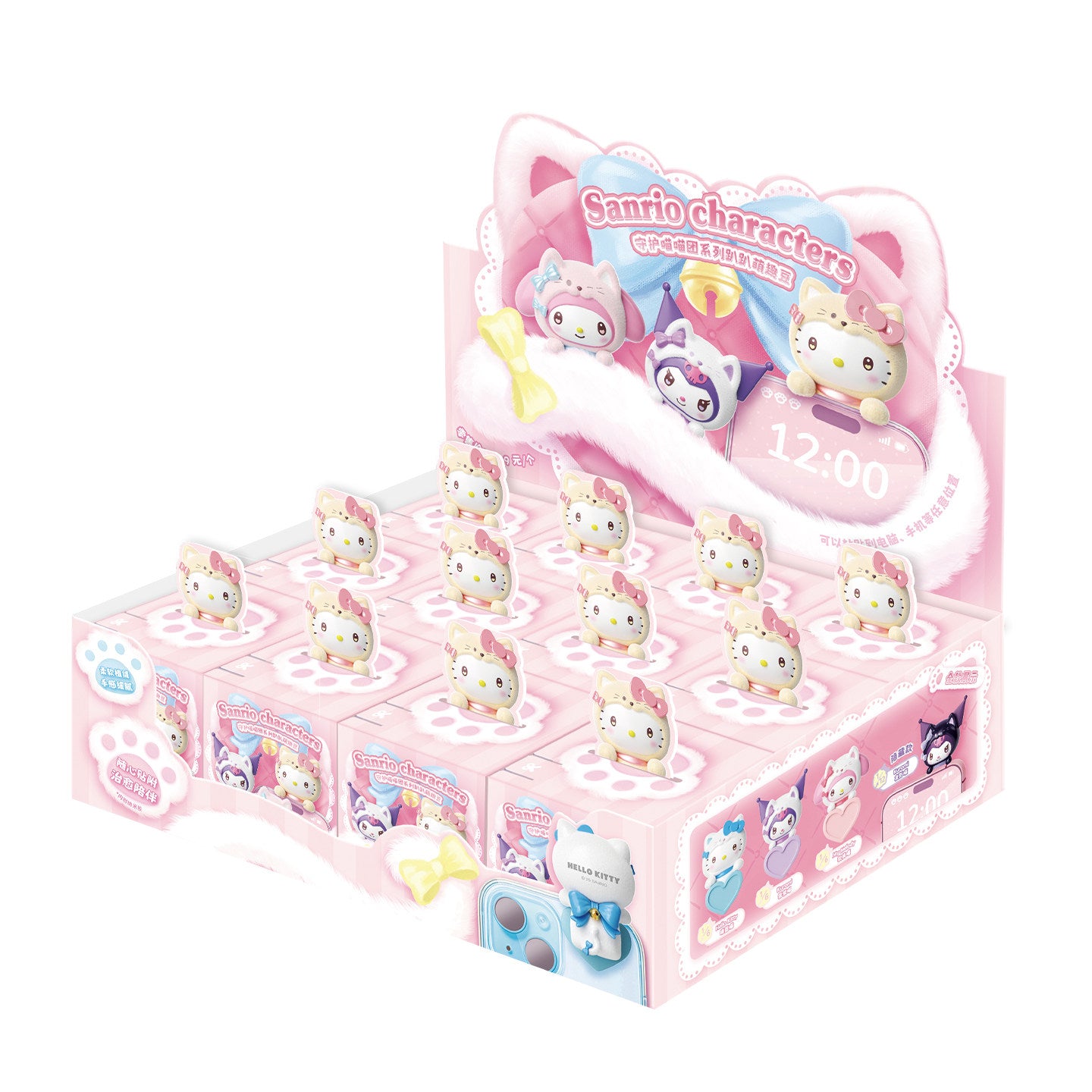 MOETCH Sanrio Characters Cat Guardian Squad – Flocked Blind Box Mini Figure