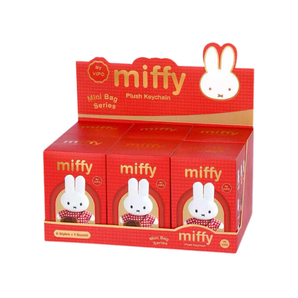 VIPO x Miffy Travel Plush Keychain Blind Box 13cm Mystery (Single/Case 6)