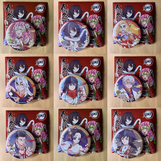 Demon Slayer New Year Can Badge Vol.2 Blind Bag (8+1 Secret)