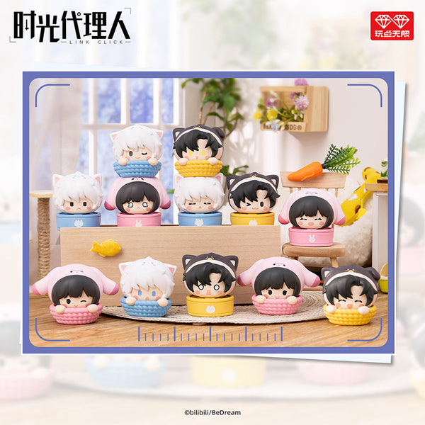 Link Click Cute Pet Stackable Blind Box Magnetic Figure Single / Box of 12