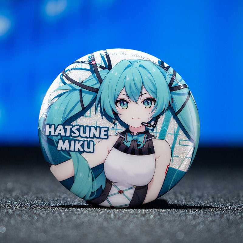 Moeyu × Hatsune Miku Technology Series Tin Badge – Geometric Illusion Ver.
