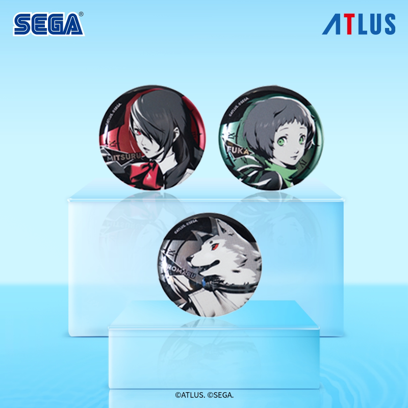 SEGA ATLUS Persona 3 Reload Type B Tin Badge Blind Box