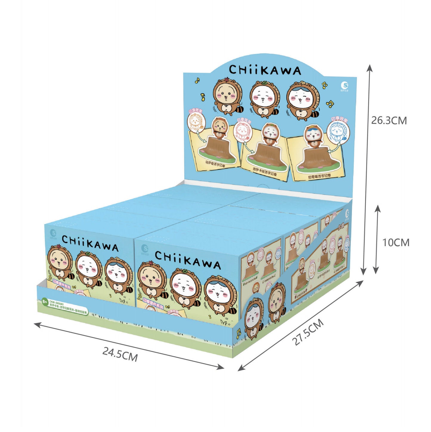 Official Chiikawa Forest Fashion Show Interactive Stamp Figure Blind Box