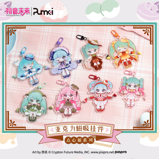Hatsune Miku Dessert Girl Acrylic Magnetic Charm Blind Pack