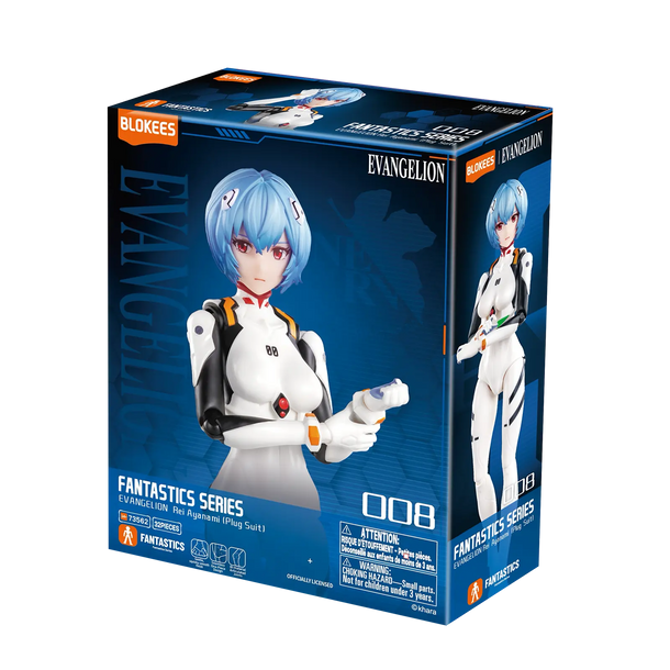 Blokees Evangelion Fantastics Series 01 Rei Ayanami Plug Suit Model Kit