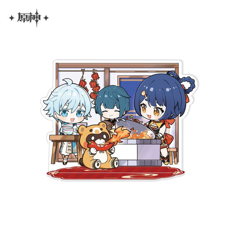 Genshin Impact The Exquisite Night Chimes Series Chibi Character Acrylic Standee