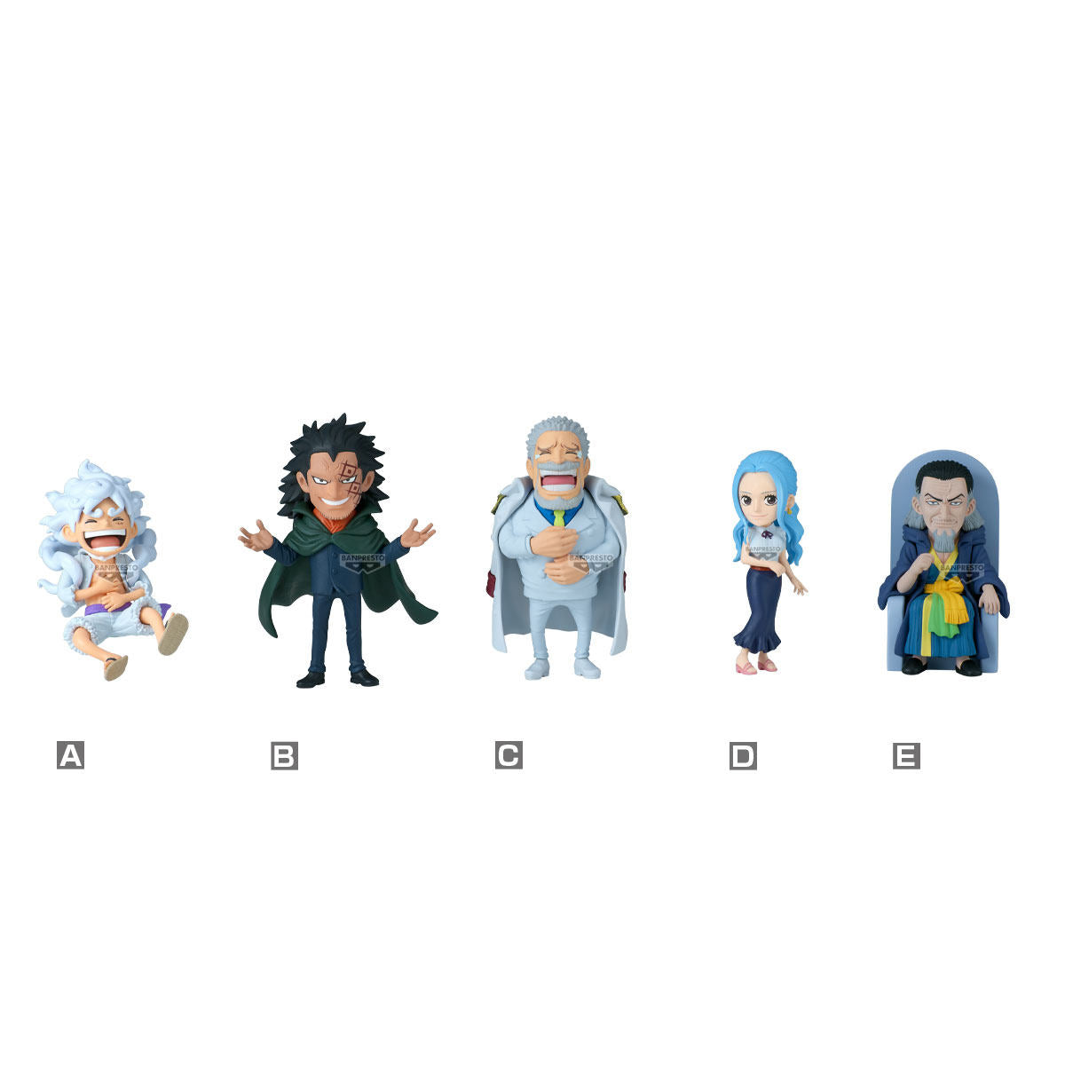 Banpresto One Piece WCF Parent-Child Bloodline 1 Complete Set of 5 Figures