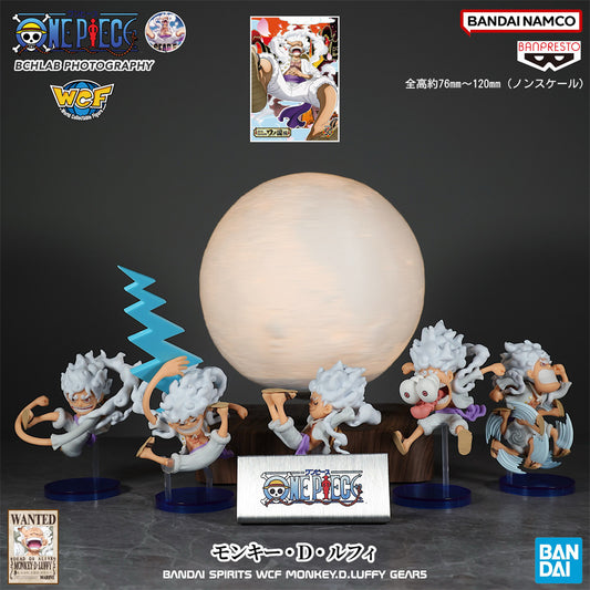 Banpresto One Piece WCF Monkey D. Luffy Gear 5 Special Complete Set of 5 Figures