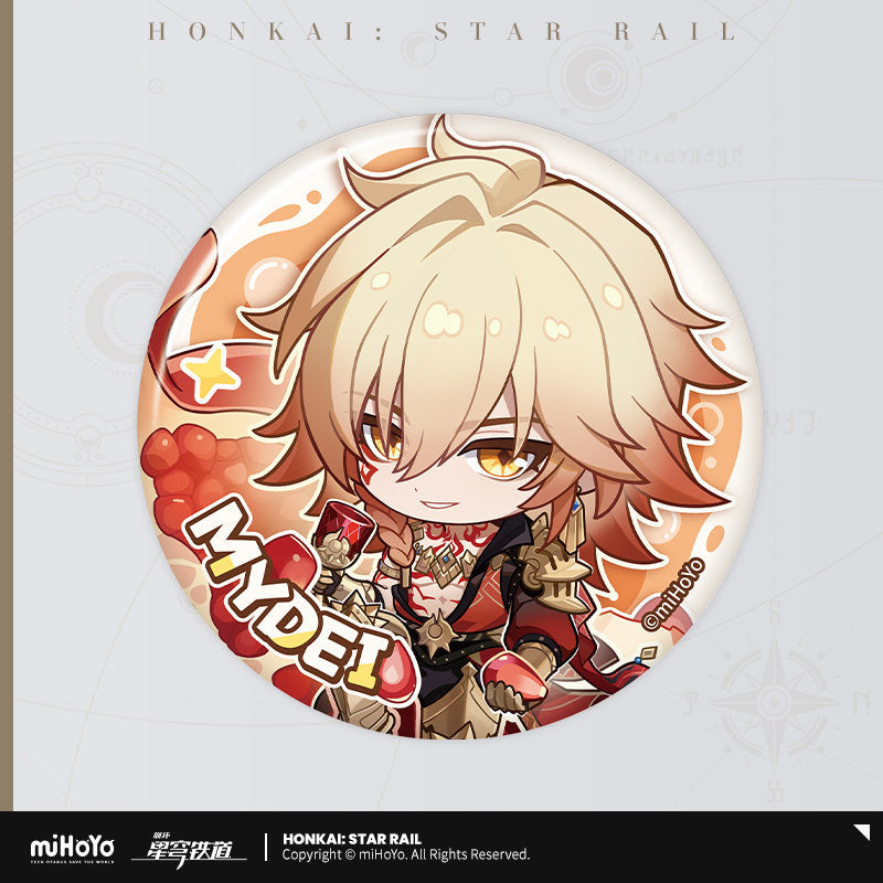 miHoYo Honkai: Star Rail Mydei Fruity Summer Chibi Tinplate Badge