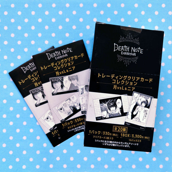 DEATH NOTE Exhibition Light vs. L & Near Trading Clear Card Collection