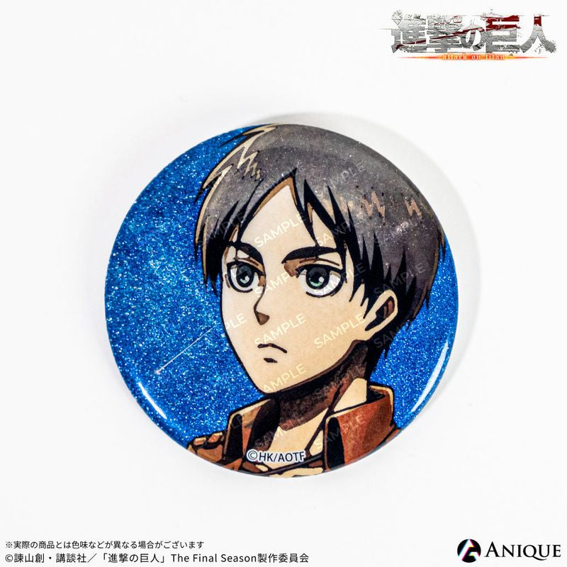 Attack on Titan Exhibition Limited Starry Sky Glitter Can Badge Box Set – Anique