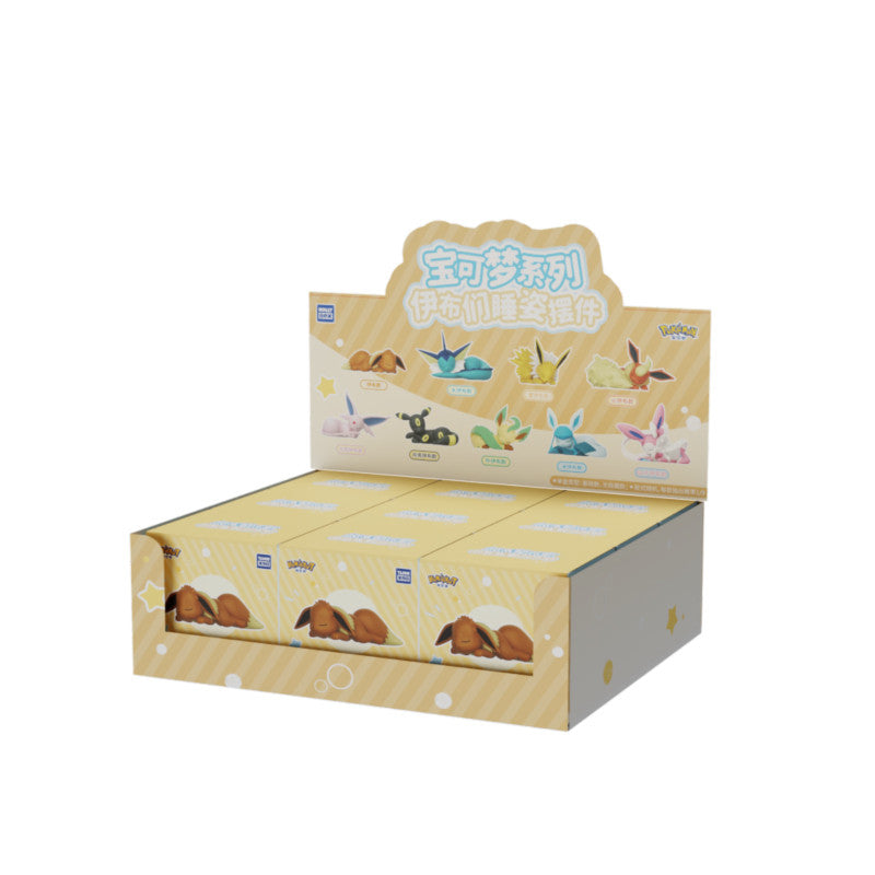 Pokémon Eevee & Eeveelutions Sleeping Pose Figure Blind Box