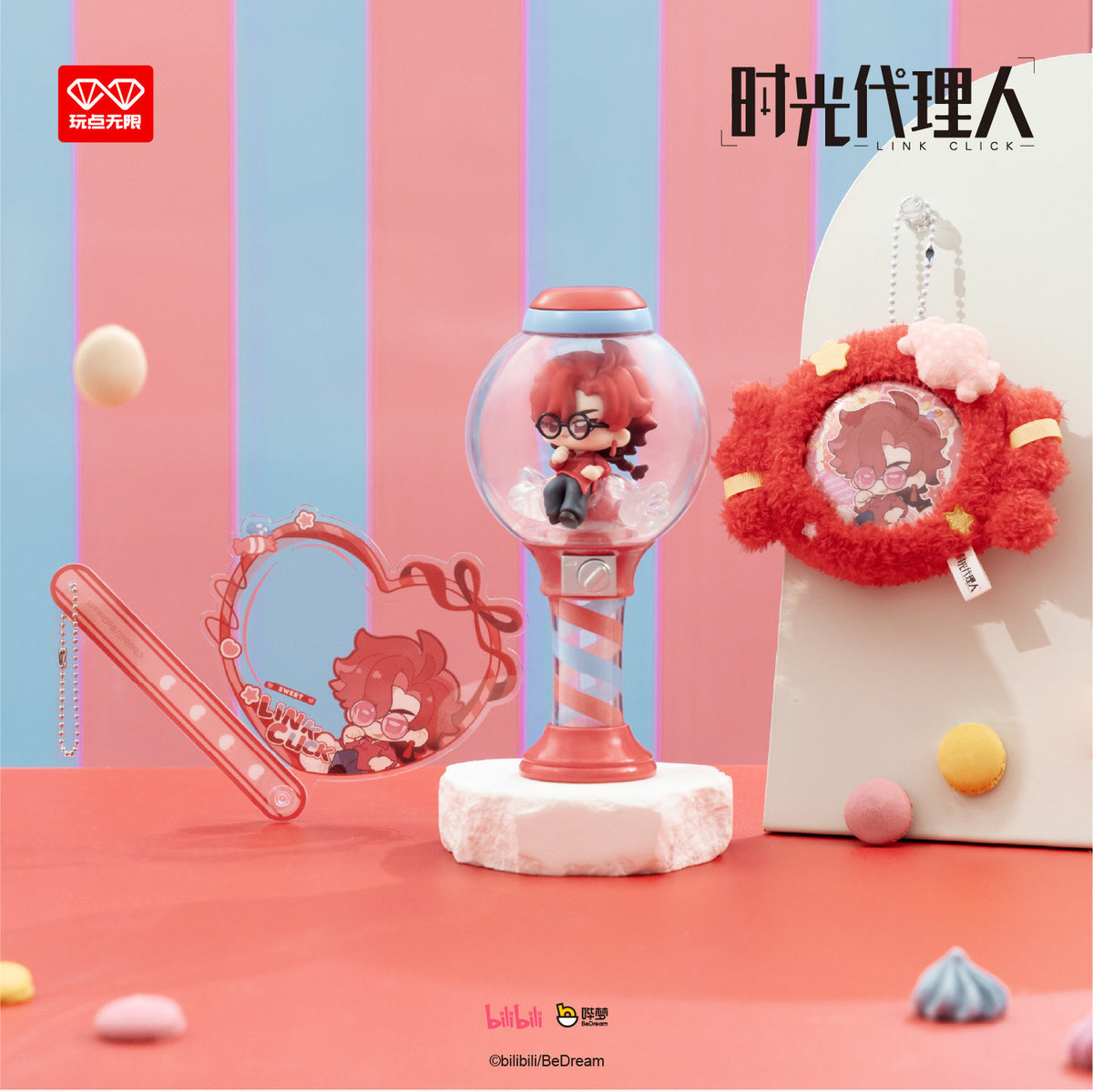ALL FOR PLAY. LINK CLICK Colorful Candy Series Acrylic Photo Card Holder Wand Blind Box