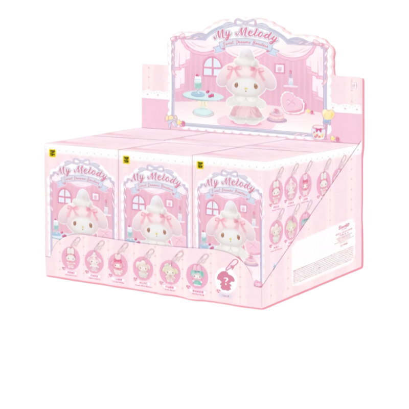 TOP TOY My Melody Sweet Dreams Boudoir Plush Pendant Blind Box