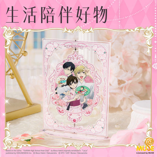 Ouran High School Host Club Floral Window Rotating Acrylic Stand