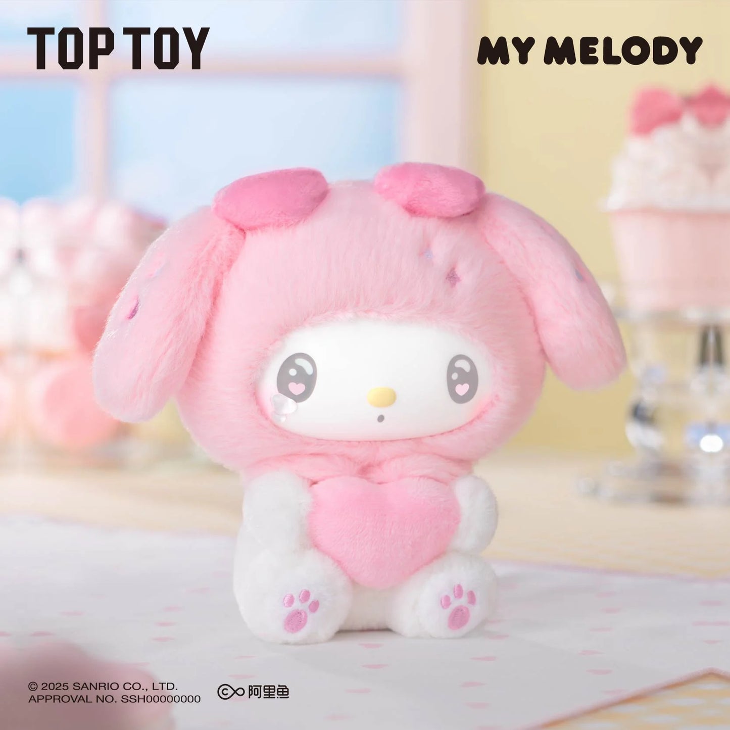 TOP TOY 50th Anniversary Milk Candy Series Plush Keychains Gift Blind Box