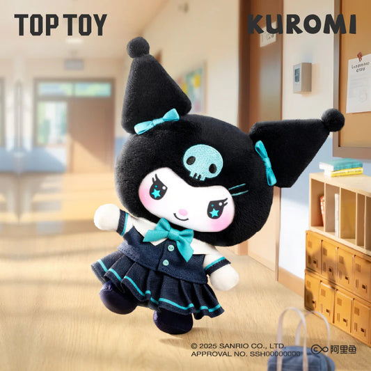 TOP TOY KUROMI School Life Vinyl Plush Keychain Gift Blind Box