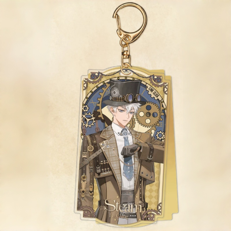 Muling Link Click Steam Era Mirror Acrylic Charm Lu Guang Style