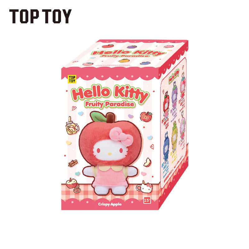 TOP TOY Hello Kitty Fruity Paradise Vinyl Plush Keychain Gift Blind Box