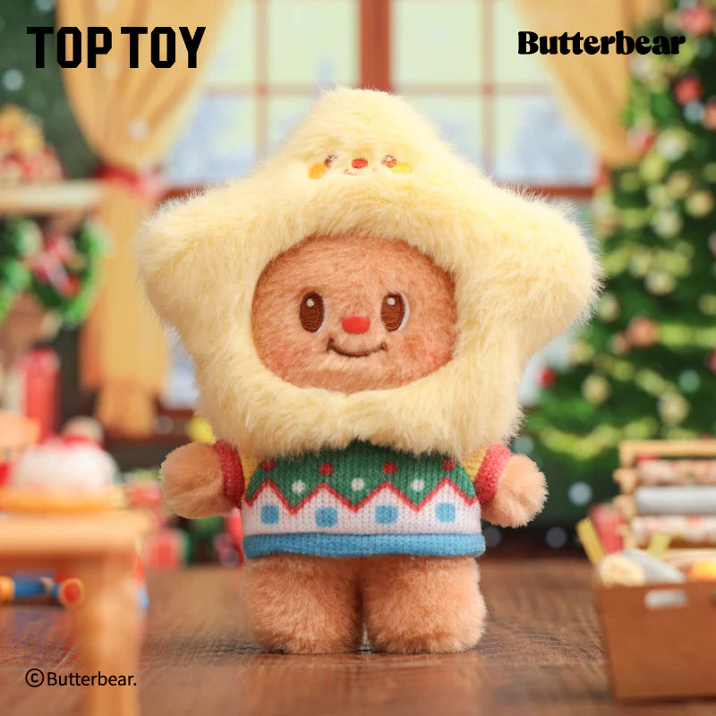 TOP TOY Butterbear Versatile Wardrose Plush Keychains Gift Blind Box