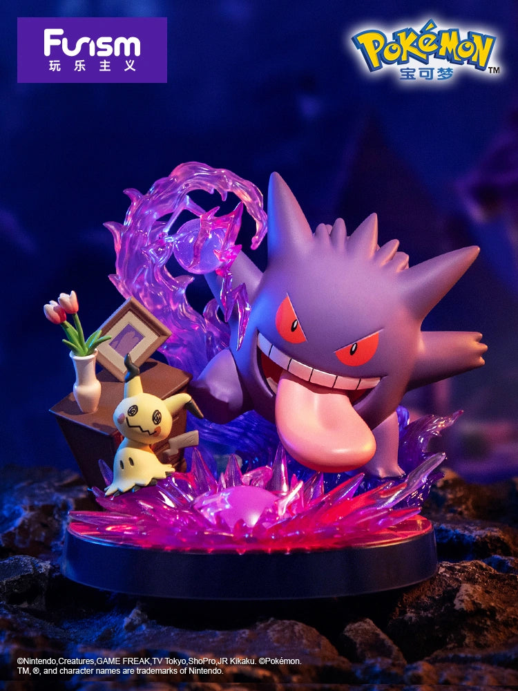 FUNISM Medium-Sized Partner Series Figurine - Gengar & Mimikyu - OtakuPop