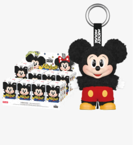 POP MART Mickey Family Cute Together Keychain Series Figures NEW