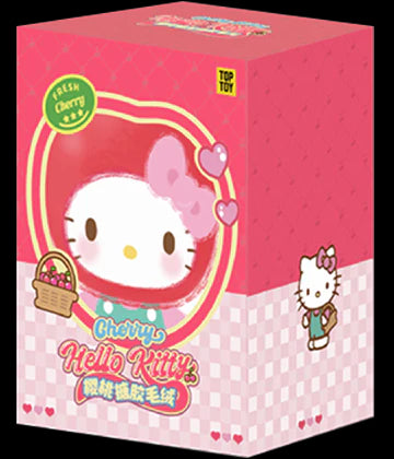 TOP TOY × Sanrio Hello Kitty Cherry Vinyl Plush 7" – Box Damage Discount