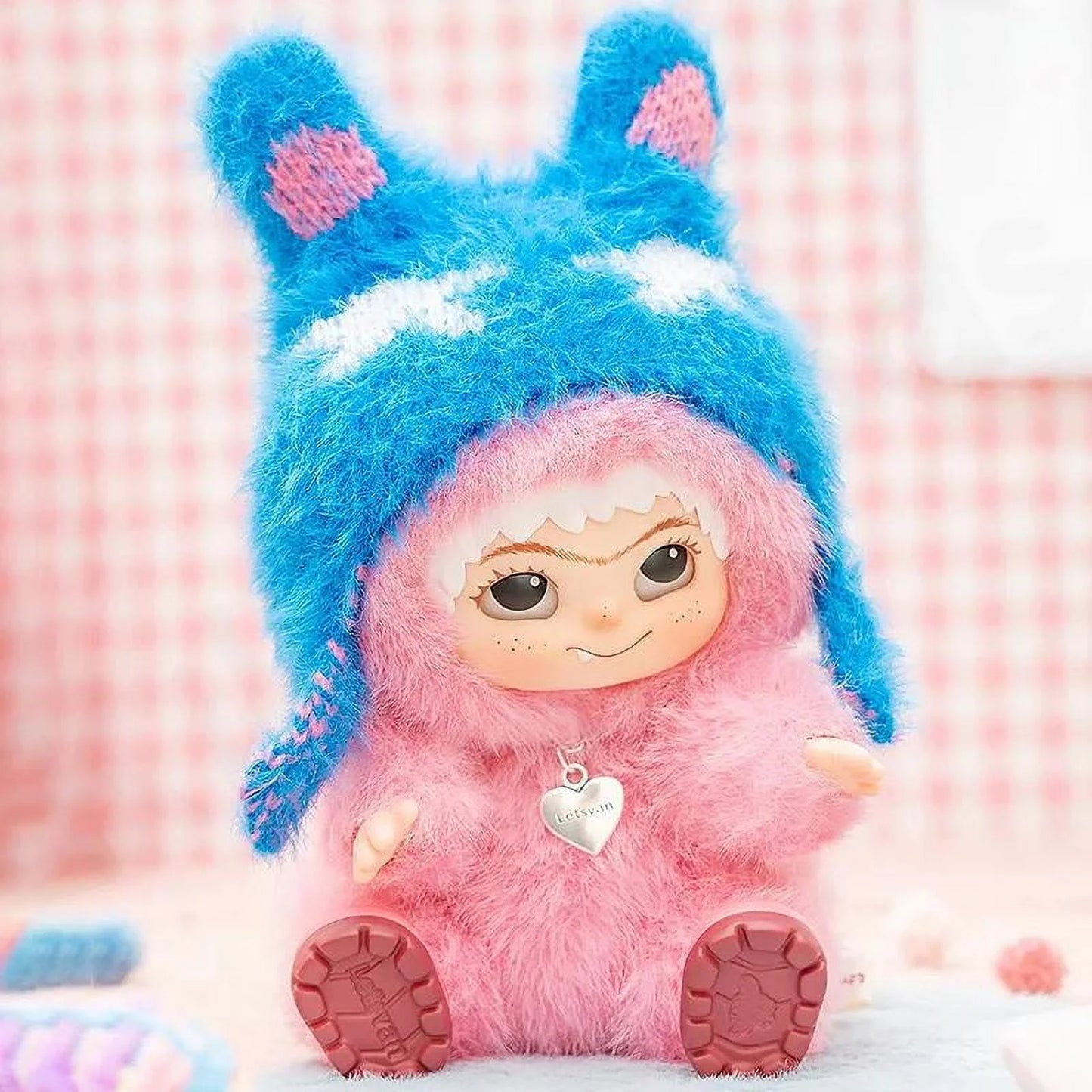 MINISO Wakuku Plush Blind Box Fuzzy Trendy Fun Party Series Keychain