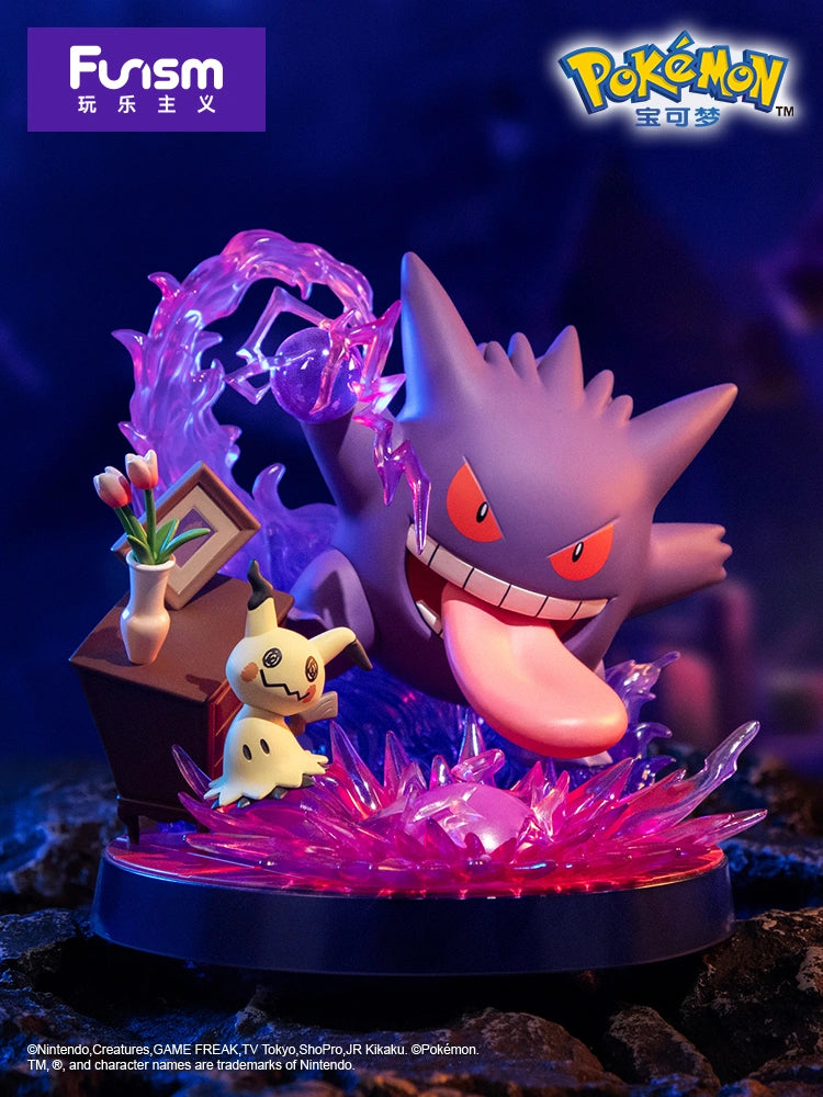 FUNISM Medium-Sized Partner Series Figurine - Gengar & Mimikyu - OtakuPop