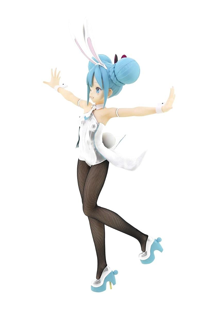 Authentic FURYU Hatsune Miku BiCute Bunnies White Ver. Figure – US Ship